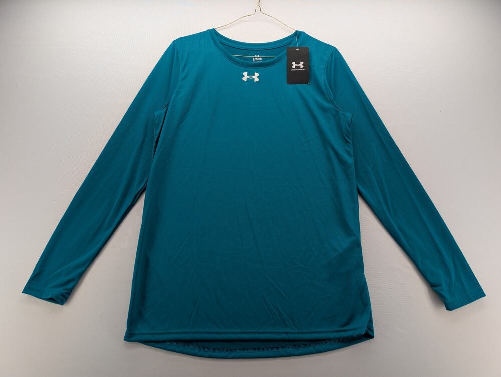 NWT Under Armour Women's UA Tech Team Long Sleeve in Coastal Teal sz Small